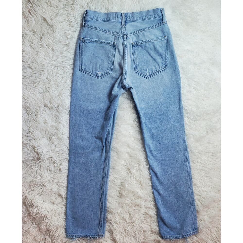 AGOLDE Riley High Rise Straight Crop Jeans 24 / 0 - Picture 8 of 9